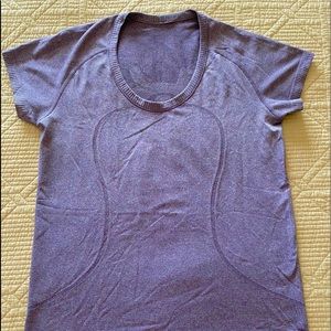 LuLuLemon Swiftly Shirt Sea Wheez Relaxed Fit 12